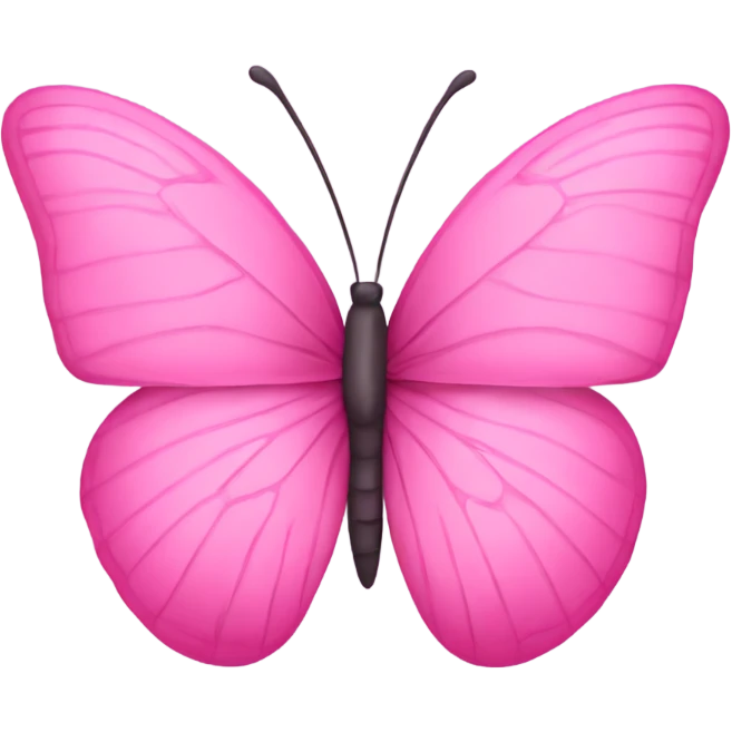 pink butterfly emoji