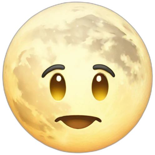 Magic moon emoji