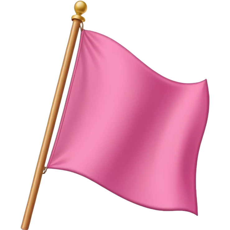 pink color flag emoji