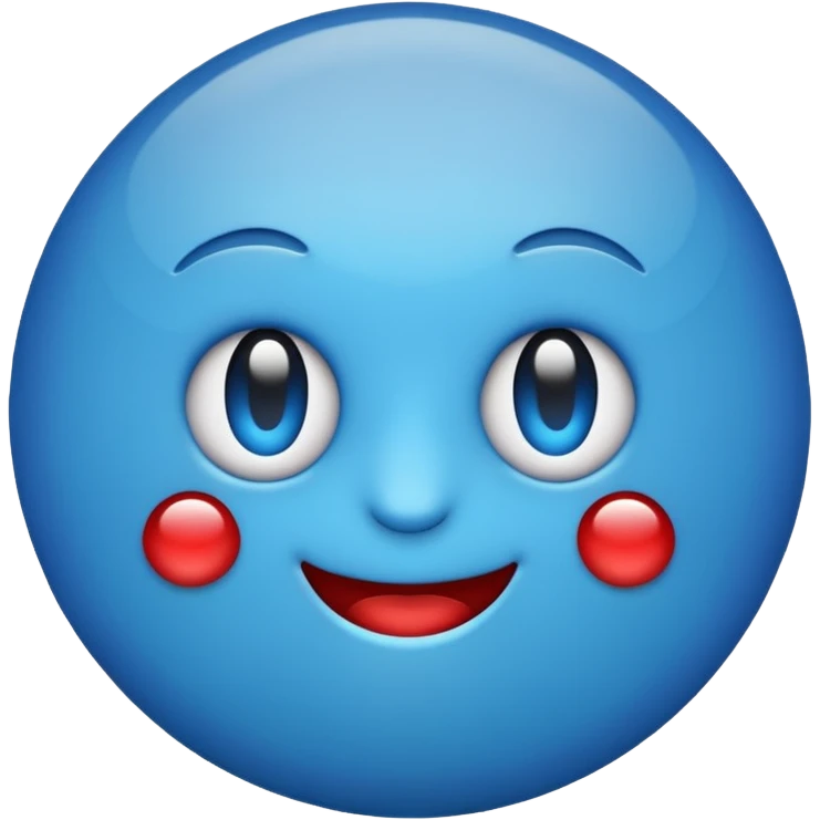 Make a emoji with blue tick emoji