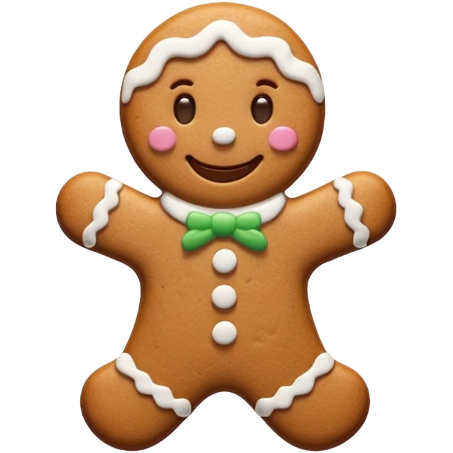 gingerbread cookie emoji