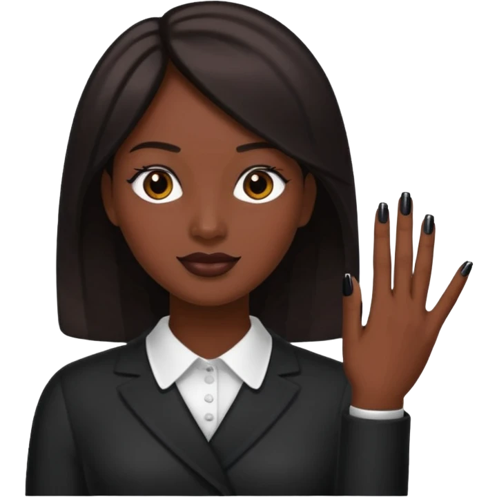 💅🏾 but black emoji