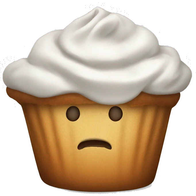 muffin white emoji