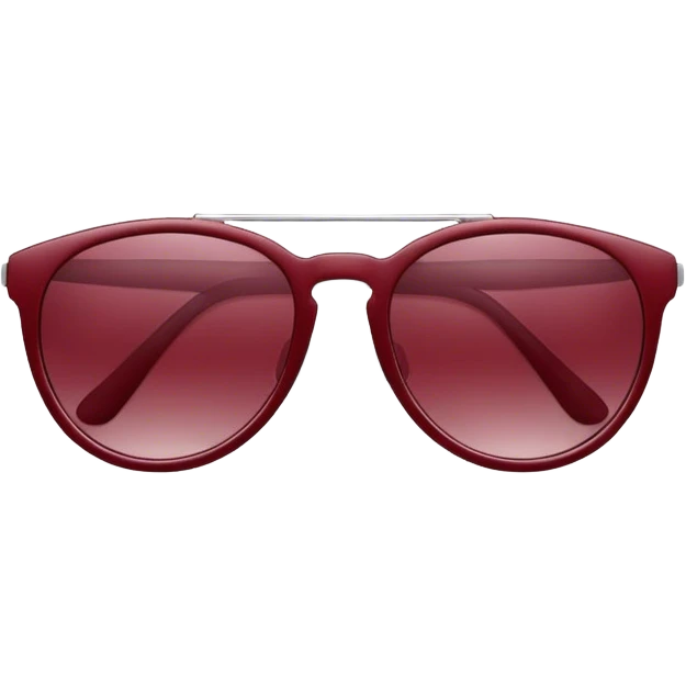 Maroon sunglasses  emoji