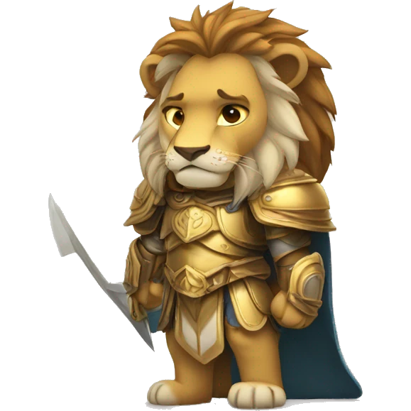 lion paladin feeling sick  emoji