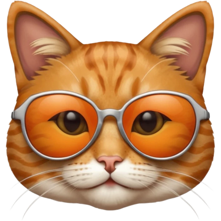 Cat wearing sunglasses emoji
