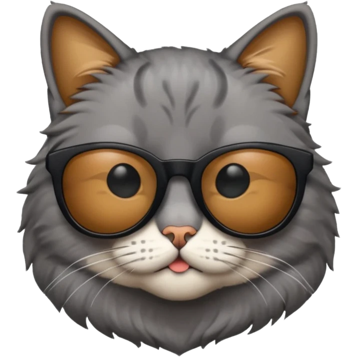 Cat wearing sunglasses emoji
