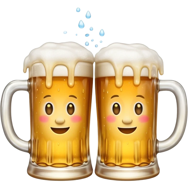 beer mugs cheers emoji