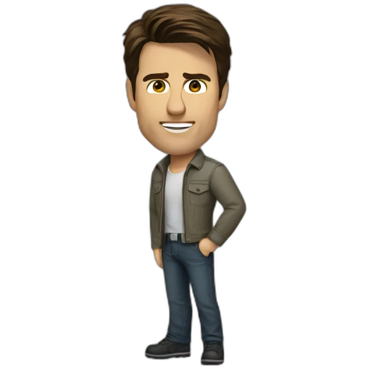 Tom cruise standing emoji