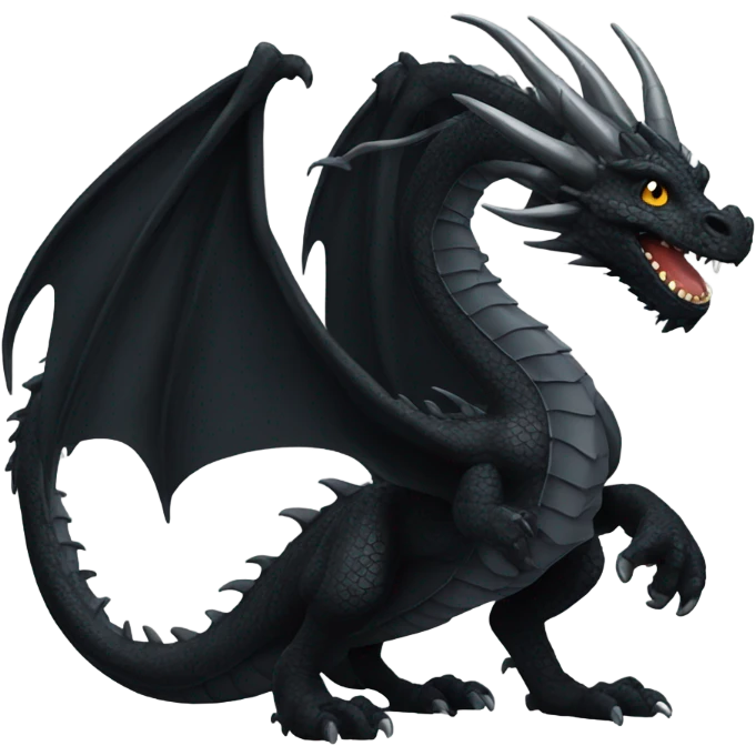 Black dragon emoji