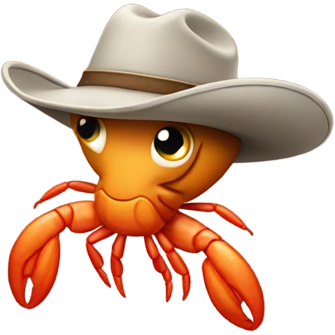 Srimp with cowboy hat emoji