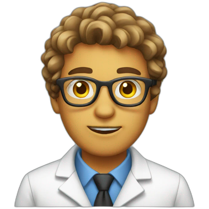 scientist on halloween emoji