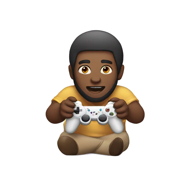 Playing video games  emoji