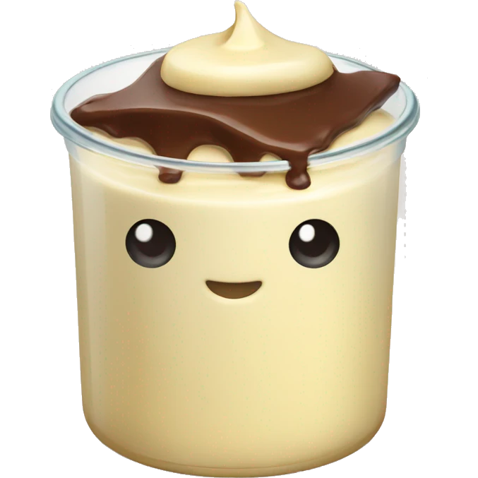 vanilla pudding emoji