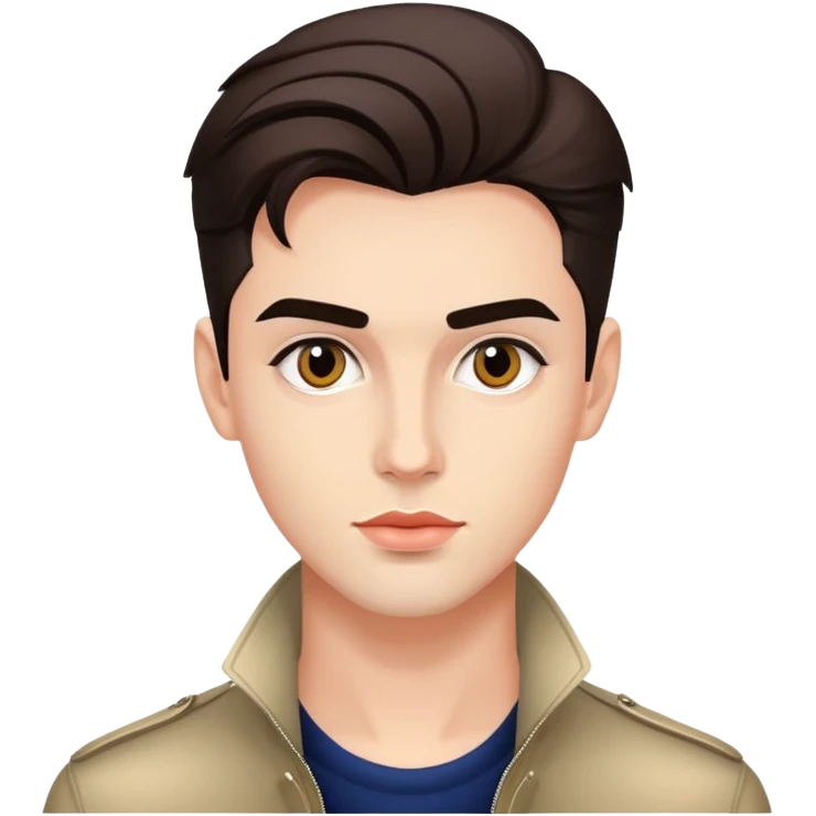 Alex Consani fashion model with stylish appearance and distinctive features emoji