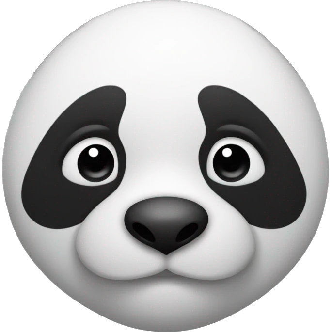 a panda with scaling law emoji