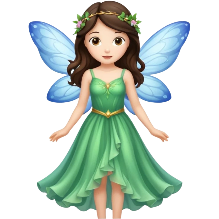 brunette fairy  emoji