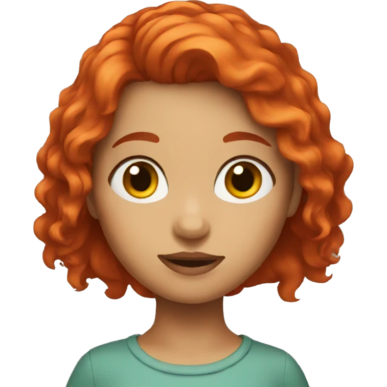 girl with red hair emoji