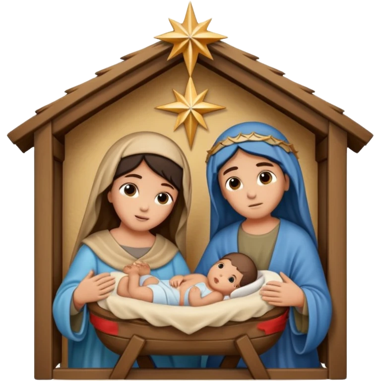 Pessebre Nadal nen jesús emoji