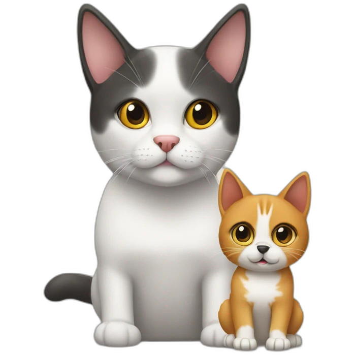 cat-and-dog-in-shelter emoji