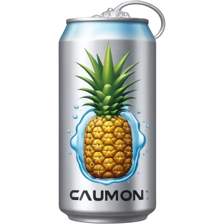 energy drink coconut and pinaple emoji