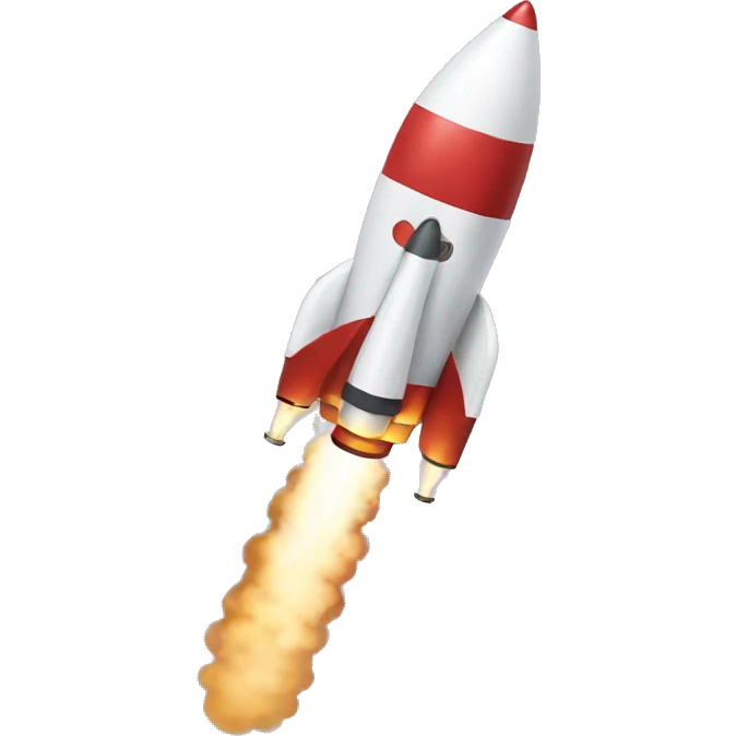 two rockets flying emoji