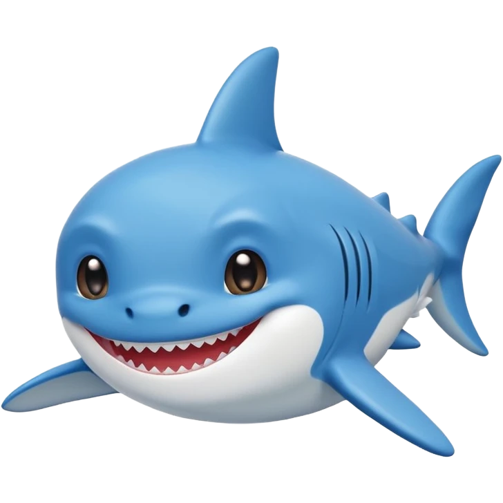 emojis.com cute-baby-shark,-simple,-friendly,-suitable-for-emoji-or-sticker emoji