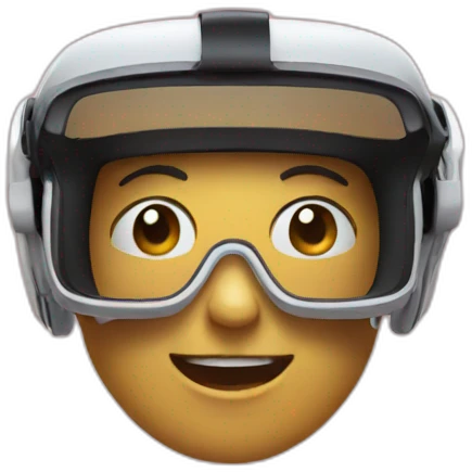 emoji face in VR headset emoji