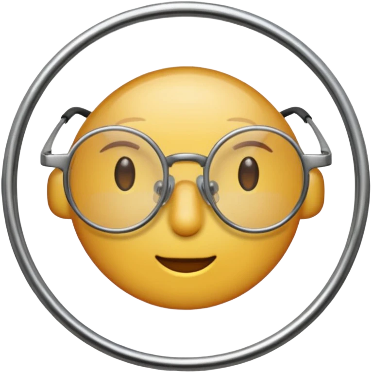 round glasses emoji