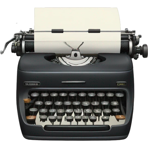 typewriter emoji