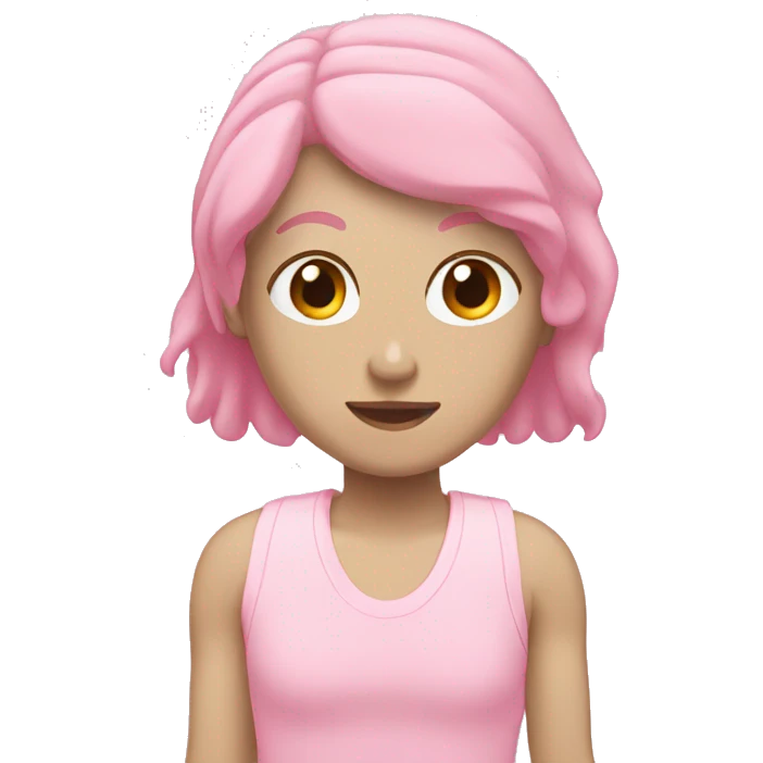light pink gym emoji