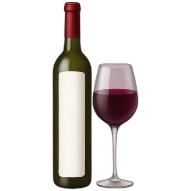wine bottle emoji