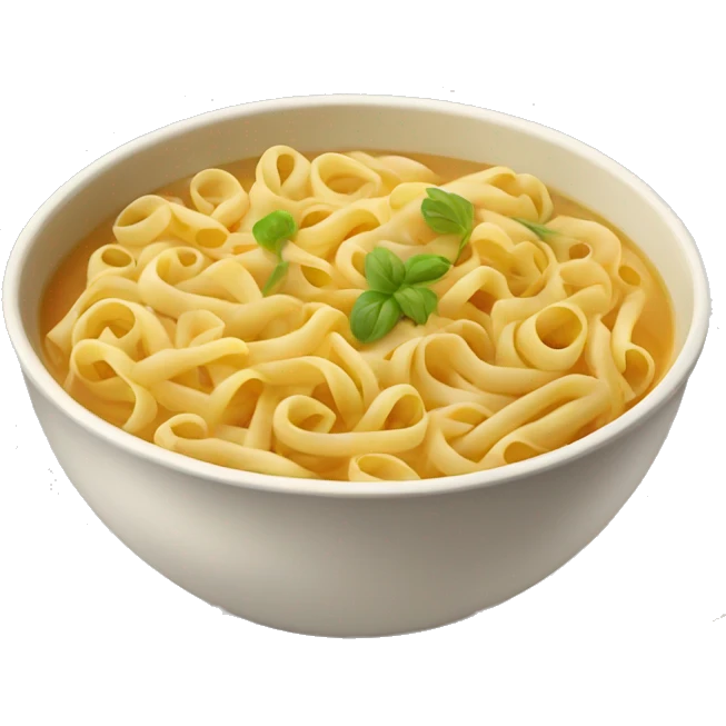 a bowl of broth and pasta emoji