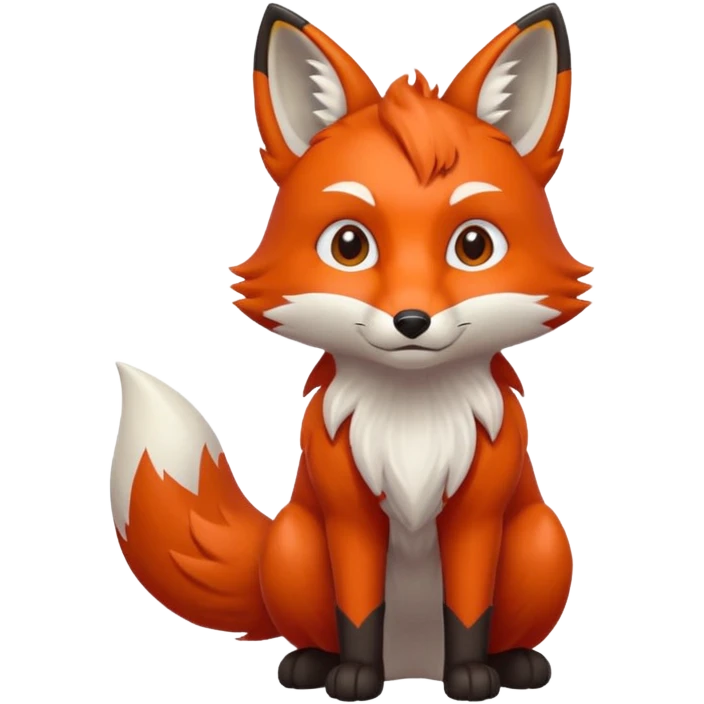 crimson brave fox emoji
