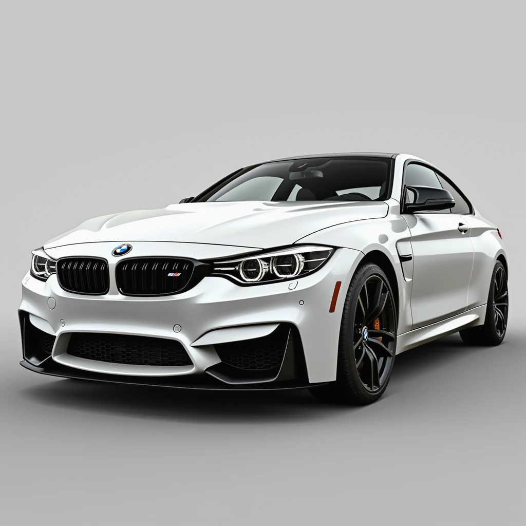 BMW M4, photorealistic style, detailed, sporty, side profile emoji