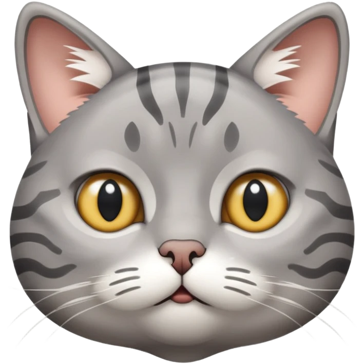 Forgetful cat emoji