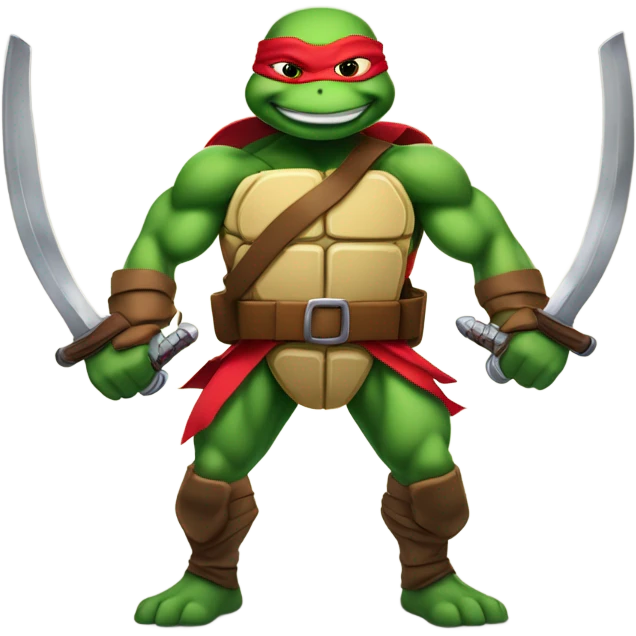 Ninja turtle red emoji