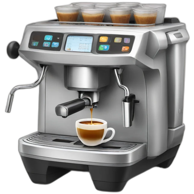 Machine a café emoji