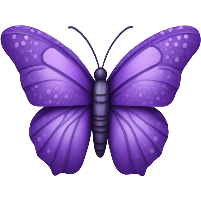 Purple s with wings emoji