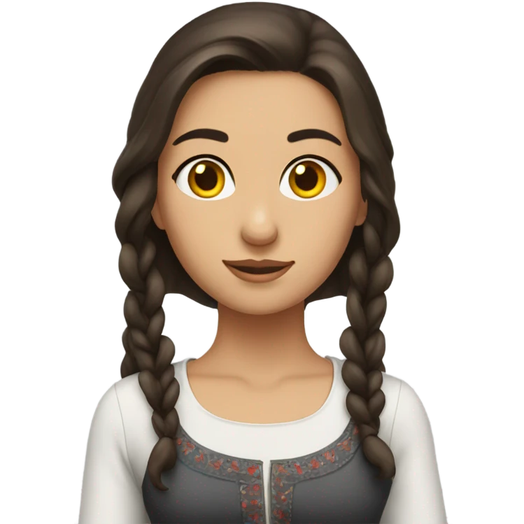 brunette turkish girl emoji