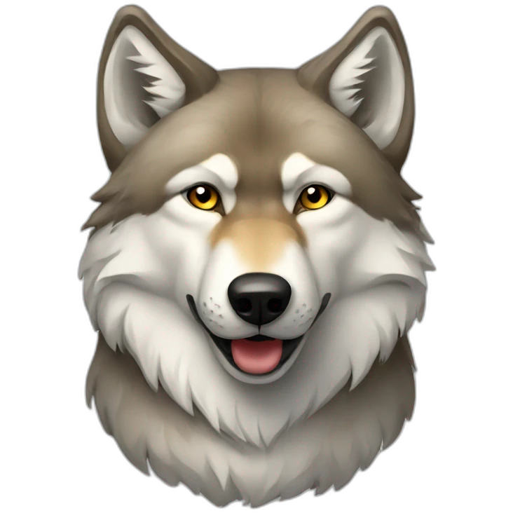 Russian wolf emoji
