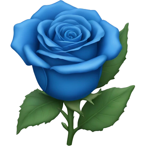 blue rose emoji