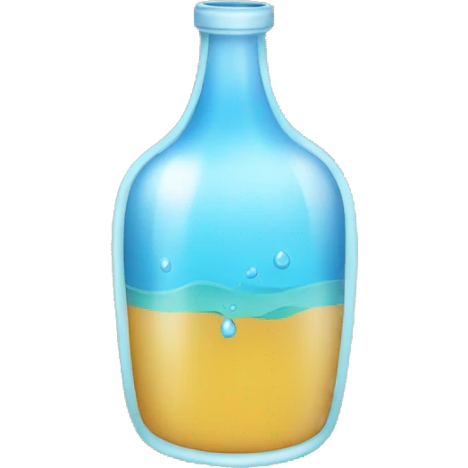 Vaso de agua  emoji