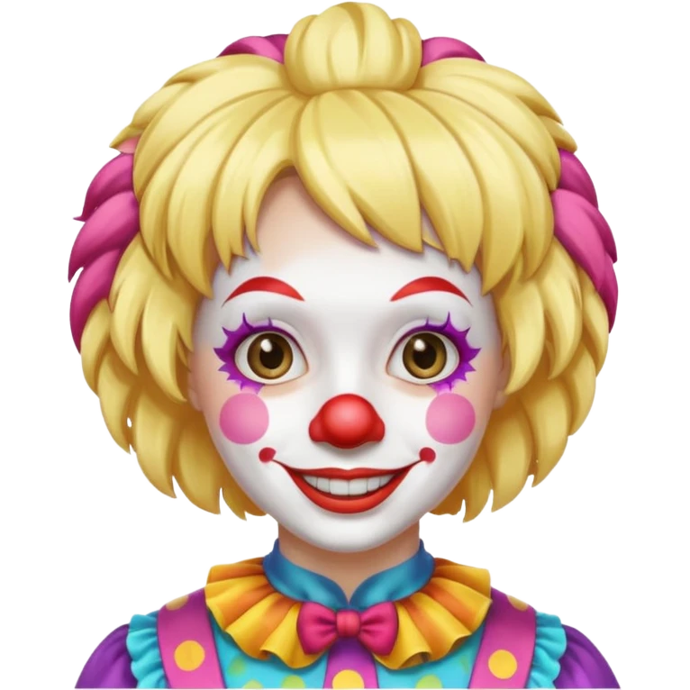 blonde clown emoji