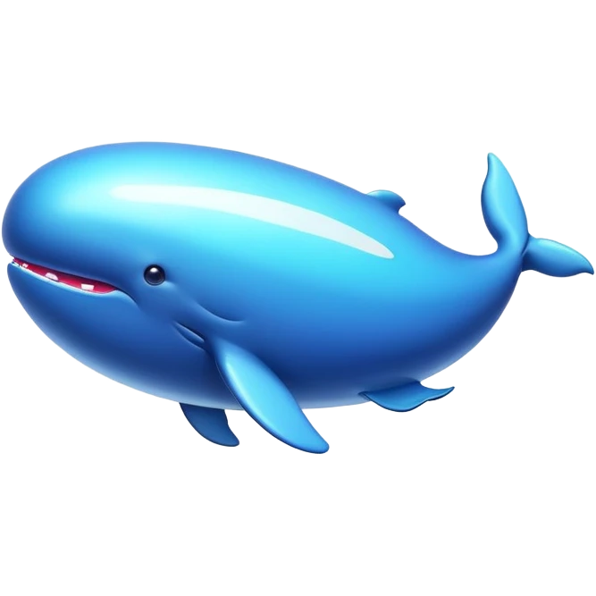 a blimp with a whale on it emoji