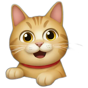 Cat on a plane emoji
