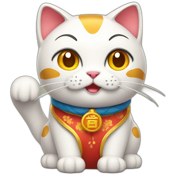 lucky cat emoji