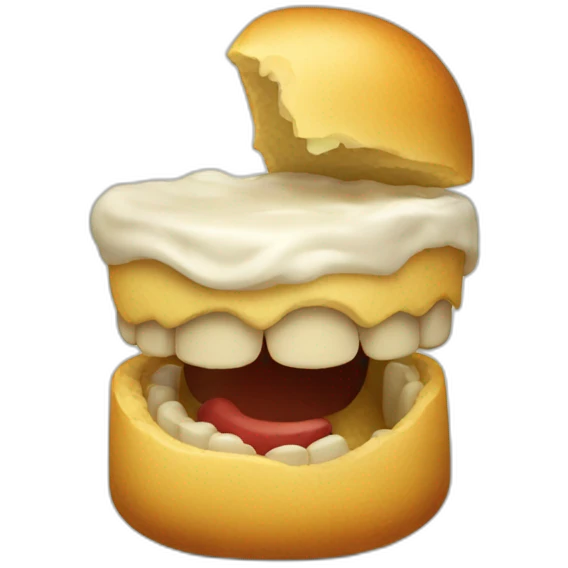 Grosse bite emoji