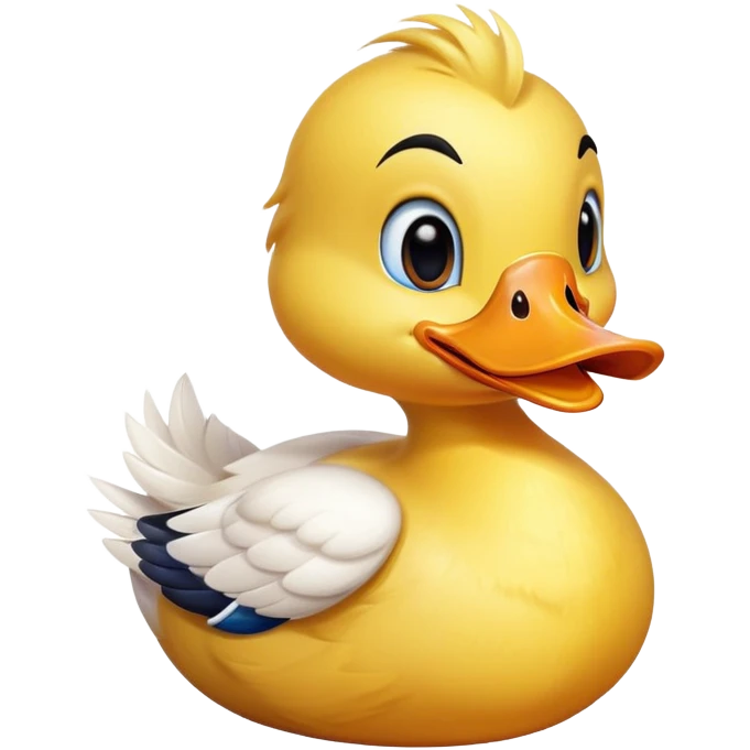Duck blow kiss emoji