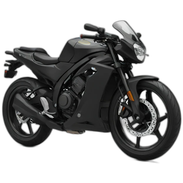 R1 Bike black emoji
